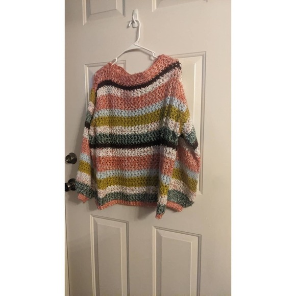 Miracle Loose-Knit Multicolor Sweater M/L - Picture 1 of 8